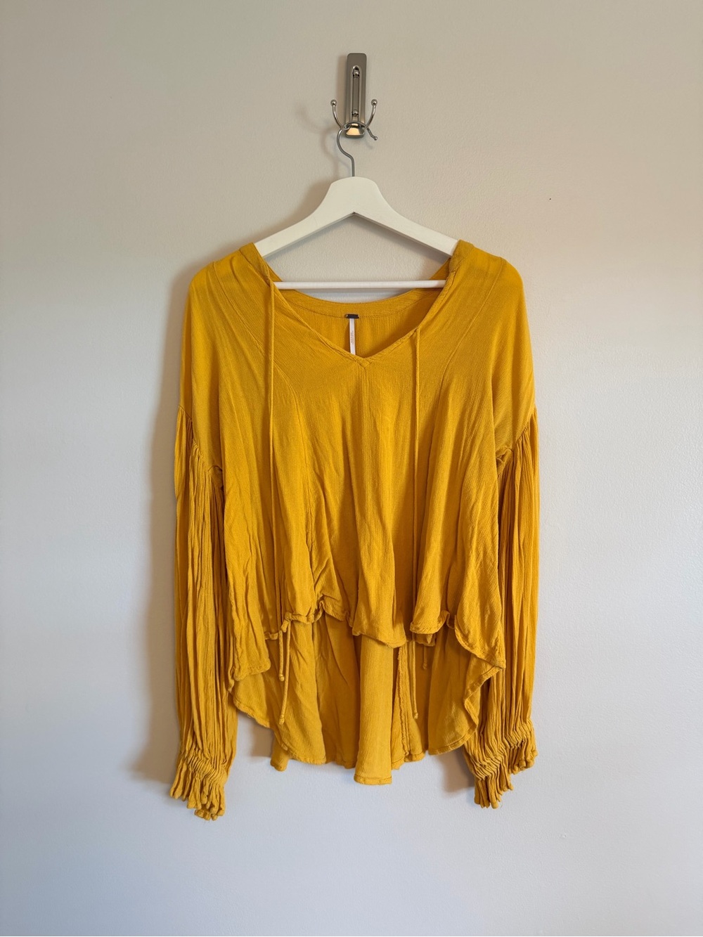 Free People Mustard Women's Top